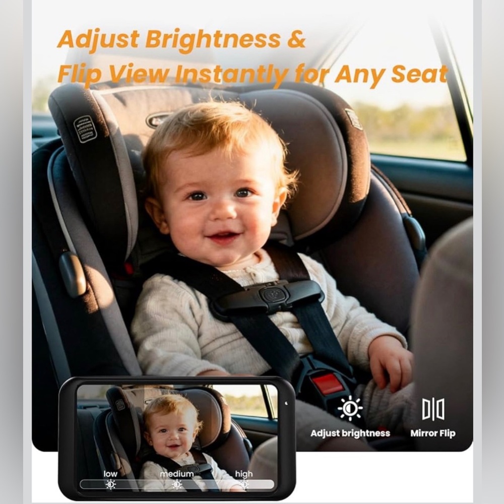 Babyvue BV2 USB Baby Car Camera, 4.5'' HD 1080P - NEW - Picture 9 of 10
